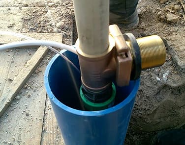 Монтаж скважинного адаптера